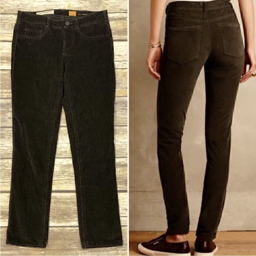 Pilcro & the Letterpress Serif fit corduroy pants